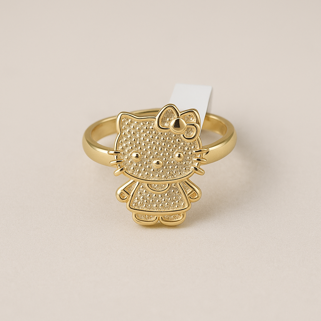 Hello kitty Gold Ring