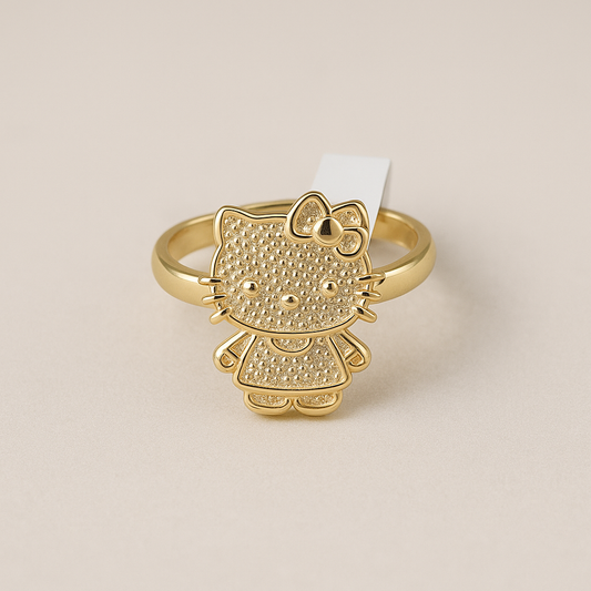 Hello kitty Gold Ring